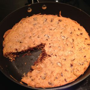 Skillet Chocolate Chip Cookie